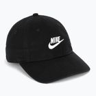 Basecap Nike Club Unstructured Futura Wash black/white