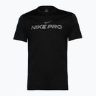 Herren Nike Dri-Fit Fitness Trainings-T-Shirt schwarz