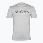 Herren Nike Dri-Fit Fitness-Trainings-T-Shirt leicht rauchgrau