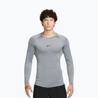 Herren-Trainings-Longsleeve Nike Pro Dri-Fit Tight Fitness smoke grey/black