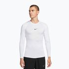 Herren Trainings-Langarmshirt Nike Pro Dri-Fit Tight Fitness white/black