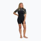 Damen Neoprenanzug ROXY 2.0 mm Swell Natural Back Zip SS Springsuit black floral