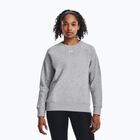 Damen-Sweatshirt Under Armour Rival Fleece Crew mod gray light heather/white