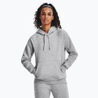 Under Armour Damen Rival Fleece Hoodie mod grau hell heather/weiß