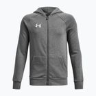 Kinder-Sweatshirt Under Armour Rival Fleece FZ Hoodie grey