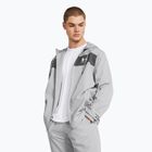 Herren Under Armour Sportstyle Windbreaker Jacke mod grau/castlerock/weiß