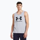 Tank Top Herren Under Armour Sportstyle Logo steel light heather/black