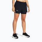 Under Armour Fly By 2in1 Damen Laufshorts schwarz/schwarz/reflektierend