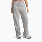 Damenhose Under Armour Rival Fleece Straight Mod gray light heather/white
