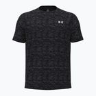 Herren Trainings-T-Shirt Under Armour Tech Textured black/white