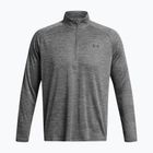 Herrenpullover Under Armour Tech Textured 1/2 Zip LS castlerock/black
