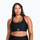Under Armour Project Rock All Train Crossback schwarz/weißer Fitness-BH