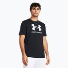 Herren Under Armour Sportstyle Logo Update T-shirt schwarz/weiss