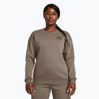 Under Armour Damen Essential Fleece Crew taupe dusk/schwarz Sweatshirt