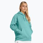 Under Armour Damen Rival Fleece Hoodie radial türkis/weiß