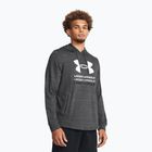 Herren Under Armour Rival Terry Graphic Hood castlerock/schwarz Sweatshirt