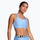 Under Armour HeatGear Armour High horizon blau/weiss Trainings-BH