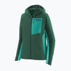 Softshell Jacke Damen Patagonia R1 CrossStrata Hoody conifer green