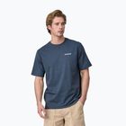 Herren Patagonia P-6 Logo Responsibili-Tee Utility blau Trekking-T-Shirt