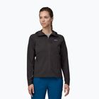 Damen Softshelljacke Patagonia R1 CrossStrata Hoody schwarz