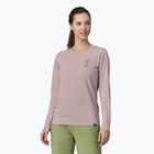 Damen Patagonia Cap Cool Daily Graphic Shirt Longsleeve - Lands clean climb bloom/echo purple