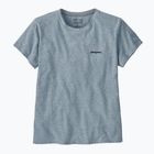 Damen Patagonia P-6 Logo Responsibili-Tee Thermo-T-Shirt blau