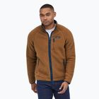 Sweatshrit Hoodie Trekking Herren Patagonia Retro Pile shelter brown