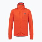 Herren Patagonia R1 Thermal Full Zip Hoody Trekking Sweatshirt Bestäuber orange