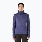 Damen Softshelljacke Patagonia R1 Hybrid Pullover Hoody Sonnenwende lila