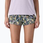 Patagonia Strider Pro 3 1/2" Damen-Shorts wild botanist/thermal blau
