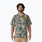 Patagonia Herren Tidal Threads Camp unterseeisch/schwarzes Hemd