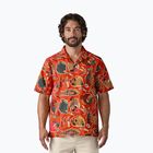 Patagonia Männer Tidal Threads Camp Lippfisch/Bestäuber orange Shirt