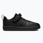 Nike Court Borough Low Recraft Kinderschuhe schwarz/schwarz/schwarz