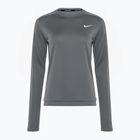 Nike Dri-Fit Crew-Neck Lauf-Langarmshirt für Damen Rauchgrau