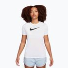Nike Dri-Fit Trainings-T-Shirt für Frauen, weiß/schwarz