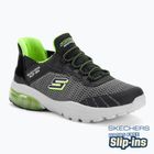 SKECHERS Slip-ins Razor Air Hyper-Brisk Kinder Turnschuhe anthrazit/schwarz