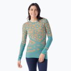 Damen-Thermoaktivshirt Smartwool Intraknit Thermal Merino Base Layer Pattern Crew cascade