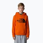 The North Face Drew Peak P/O Hoodie Kinder Sweatshirt orange