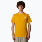 Männer The North Face Box Nse Gipfel Gold T-shirt