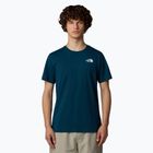 Herren The North Face Vertical Mitternacht petrol t-shirt