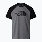 Herren The North Face Raglan Easy mittel grau heather t-shirt