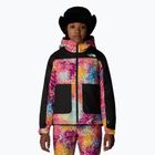 The North Face Freedom Insulated leuchtende Mohnblumen wehender Wind Druck Kinder Skijacke