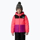 The North Face Kid Freedom Isolierte strahlende Mohnblume Kinder Skijacke