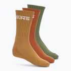 Vans Classic Crew Herrensocken 3 Paar brauner Zucker