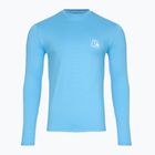 Herren Quiksilver Heritage Heather azurblau schwimmen Longsleeve