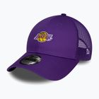 Herren New Era Home Field 9Forty Trucker Los Angeles Lakers Baseballkappe lila