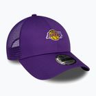 Cap Mütze Herren New Era Home Field 9Forty Trucker Los Angeles Lakers purple