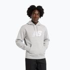 Herren New Balance Core Brushed Hoodie sportlich grau