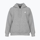Damen Sweatshirt New Balance Fleece Logo Full Zip sportlich grau
