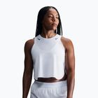 Damen-Lauf-Tanktop Nike AeroSwift Dri-Fit ADV Cropped Tank Top off white/black